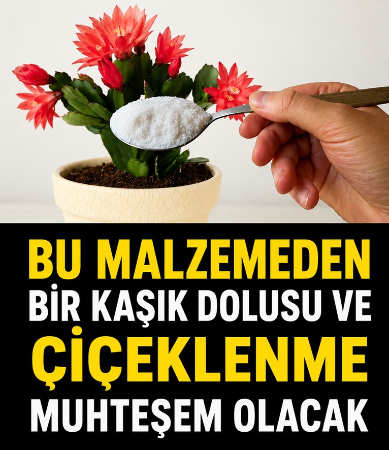 Bu Malzemeden Bir Kaşık Dolusu Ve Çiçeklenme Muhteşem Olacak