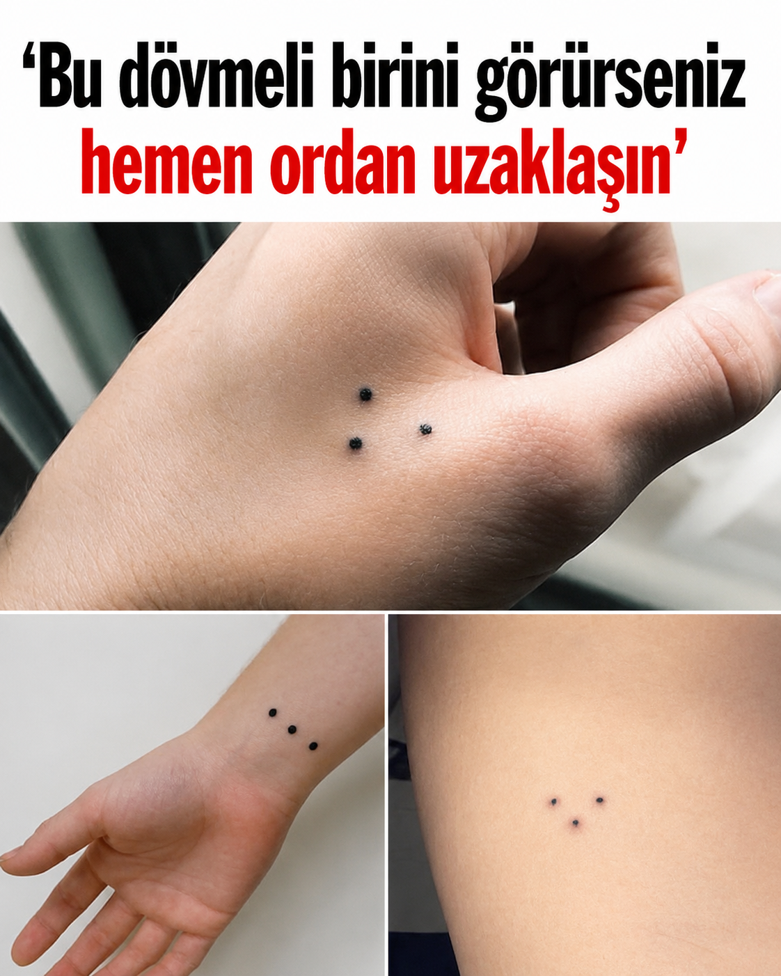 Bu Dövmesi Olan Birini Görürseniz Arkanıza Bakmadan Kaçın!