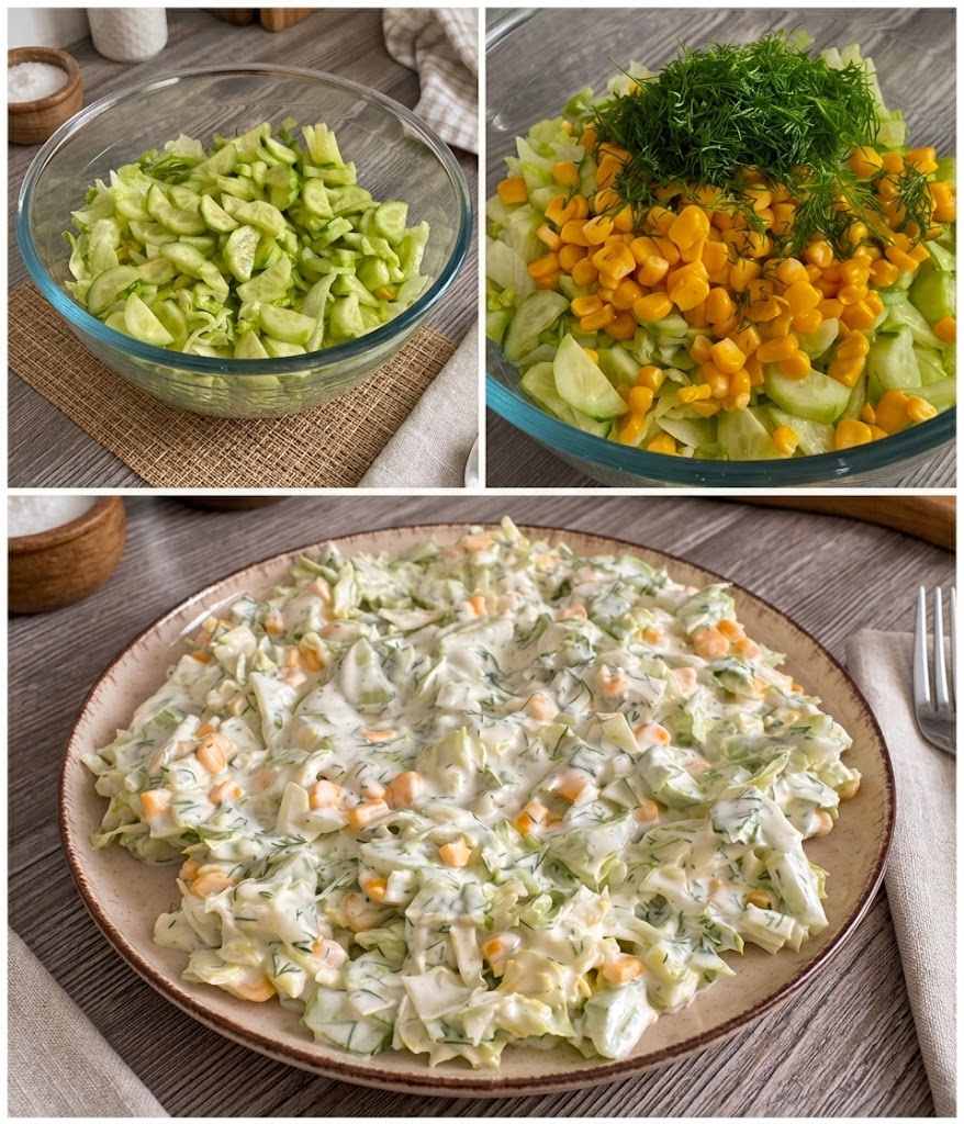 Soslu Göbek Marul Salatası Tarifi