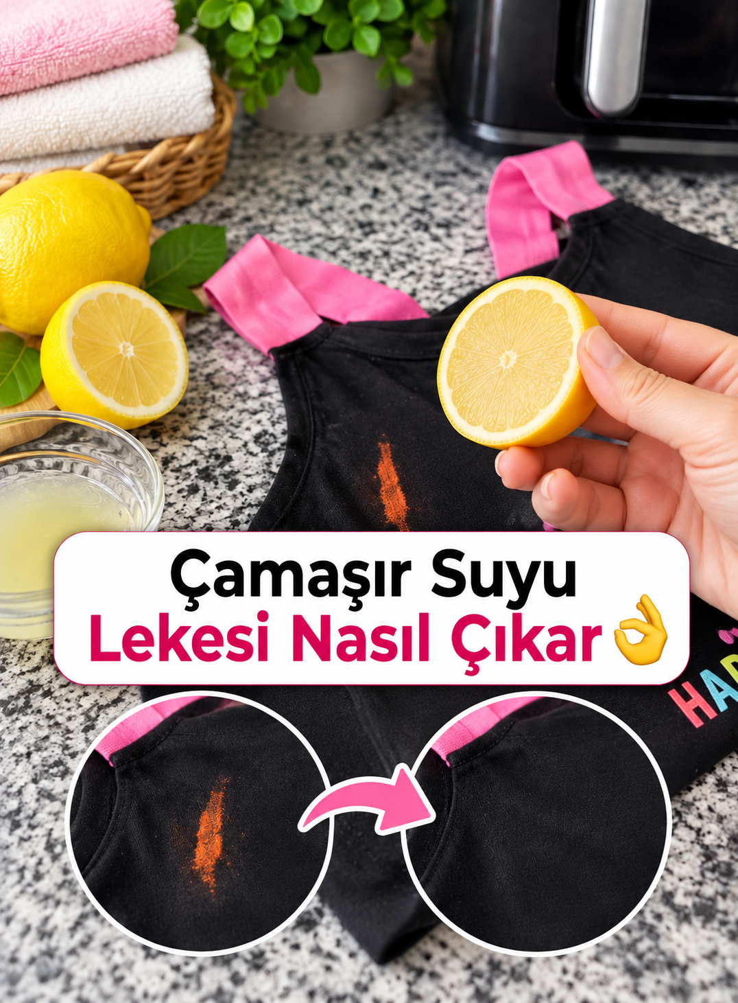 Çamaşır Suyu Lekesi Nasıl Çıkar?