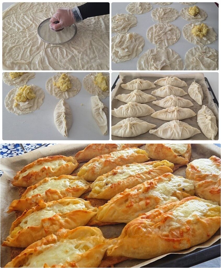 Kaşarlı Patatesli Porsiyon Börek Tarifi