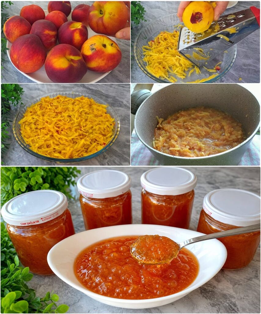 Tam Kıvamında Şeftali Marmelatı Tarifi