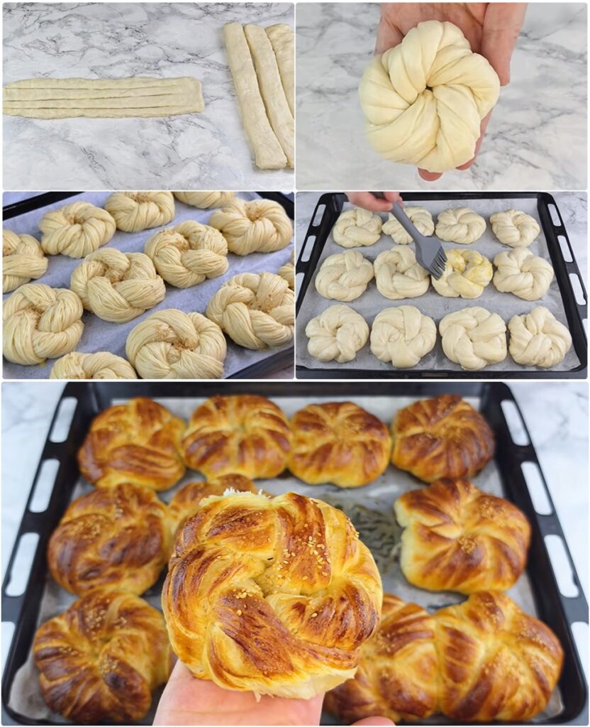 Tel Tel Ayrılan Çörek Tarifi
