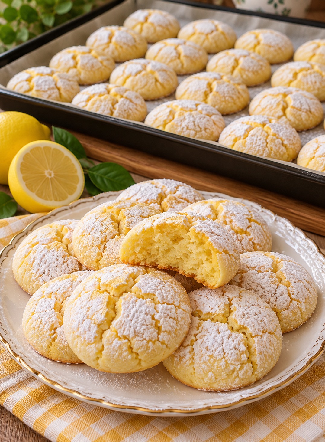 Limonlu Kurabiye Tarifi