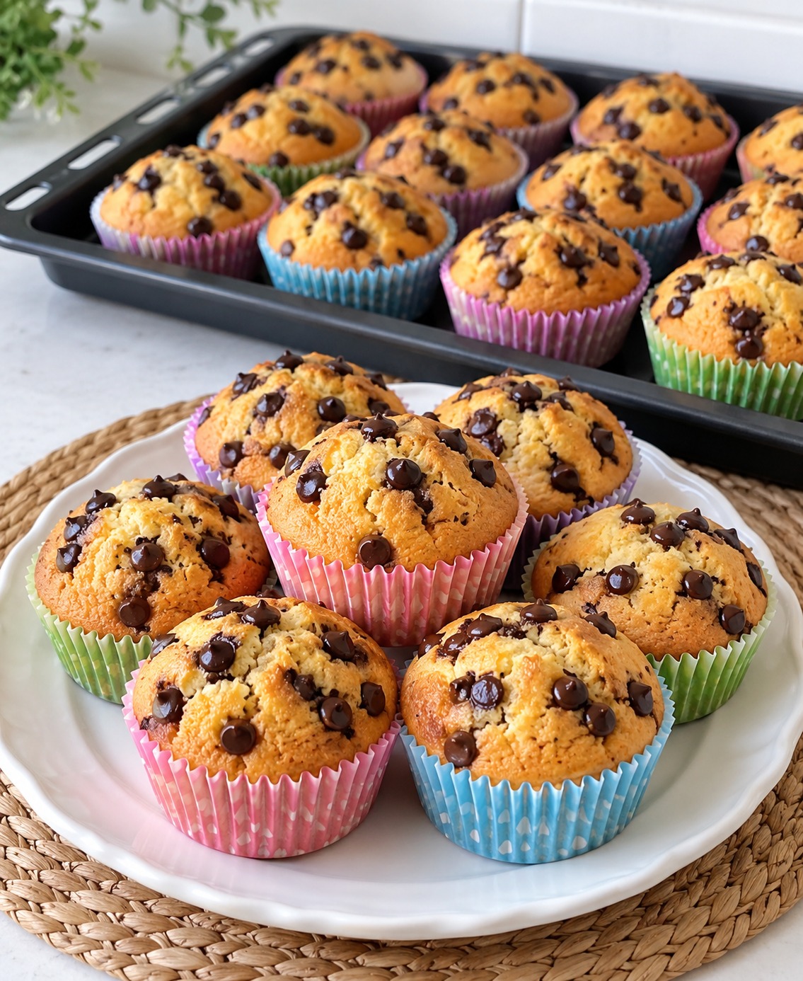 Çocukların Beslenmesi İçin Yumuşacık Cupcake