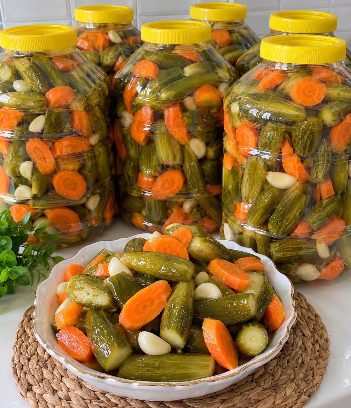 Salatalık ve Havuç Turşusu