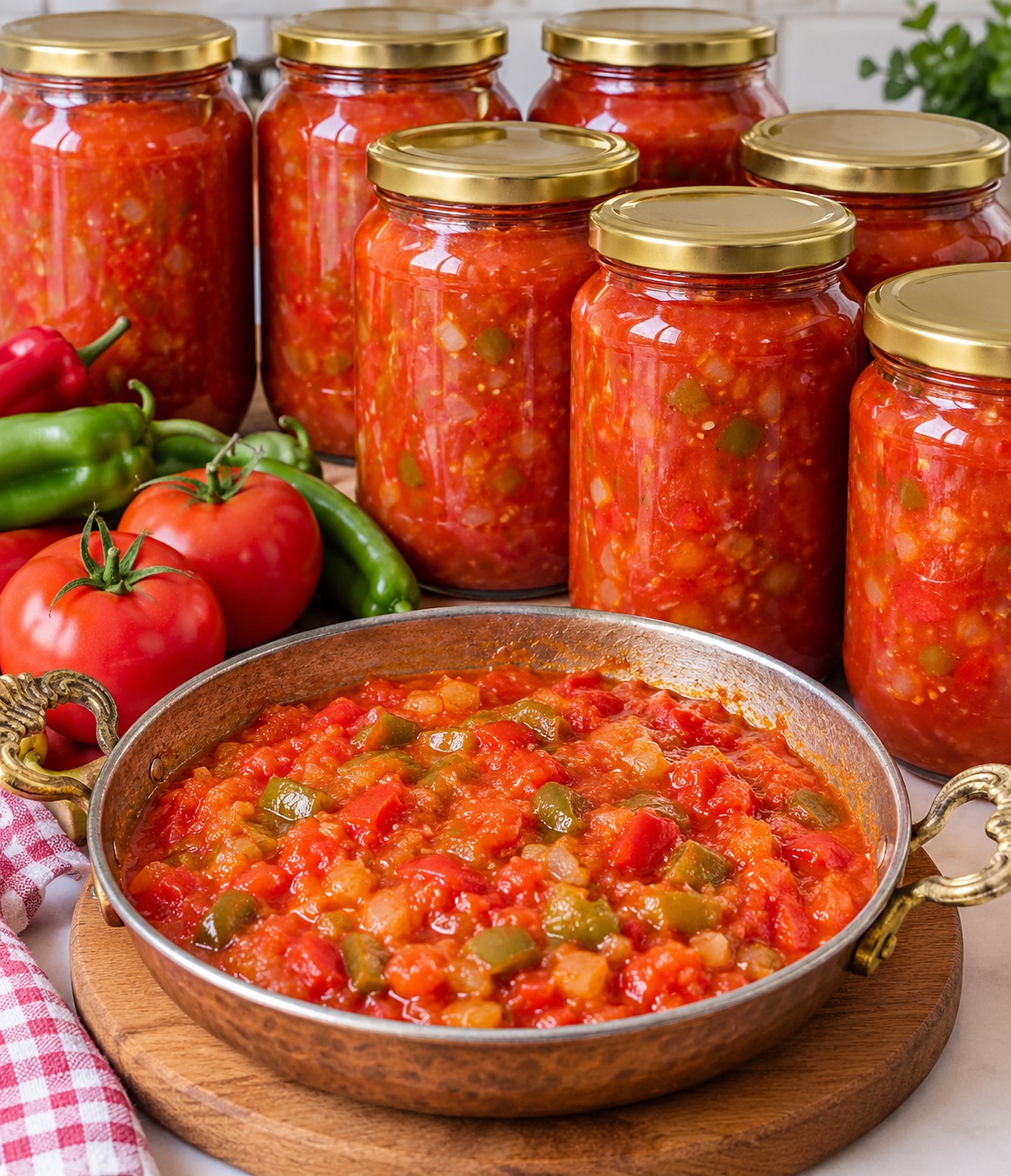 Kışlık Menemen Konservesi