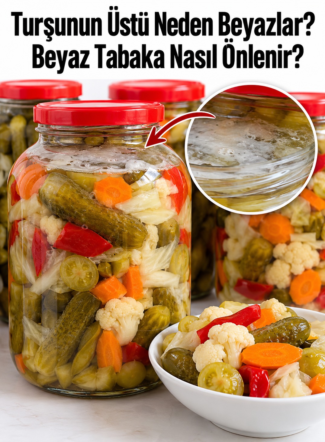 Turşunun Üstü Neden Beyazlar?